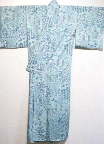 기모노 순수 실크 이중 기모노