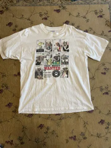 95s~ GILDAN wanted dog-T