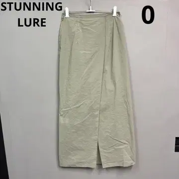STUNNING LURE 롱 스커트 0 카키 나일론 타이트 스커트