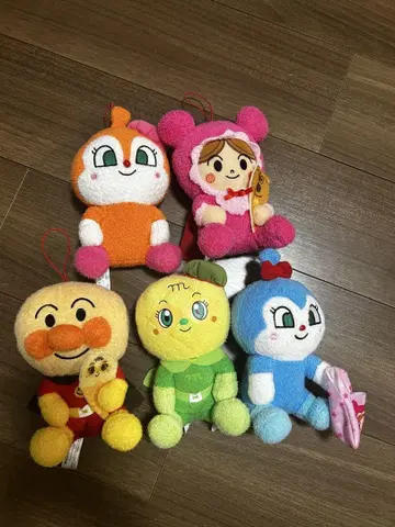 호빵맨 봉제 인형 세트