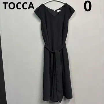 TOCCA 허리 마크 V넥 올인원 팬츠 원피스 0