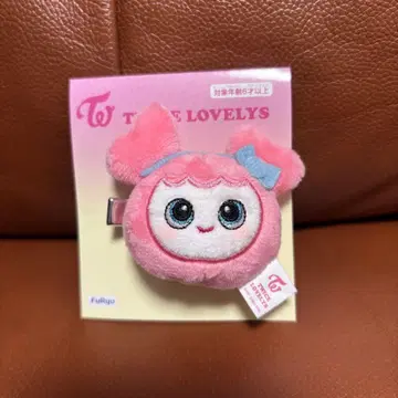 GIGO 한정판 TWICE LOVERYS 봉제 인형 헤어핀 모모 모브리