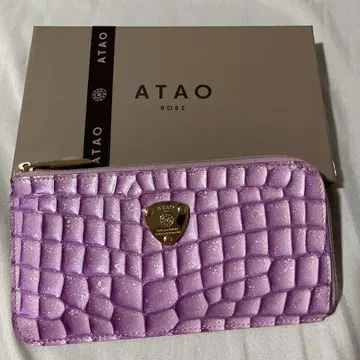 ATAO slimo 스 클라리티 장지갑 보라색 힐링 라벤더