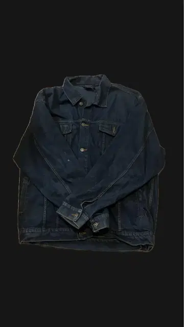 QUARTERDECK 다크 블루 데님 자켓