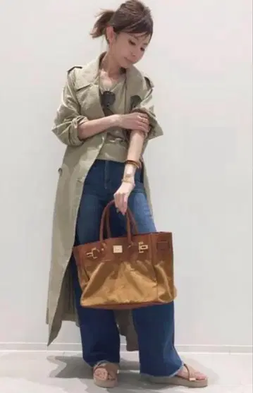 L'Appartement 오버사이즈 트렌치 트렌치코트