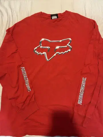 Fox racing long t shirt XL 사이즈