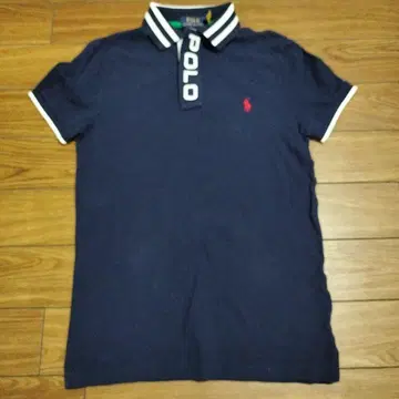랄프 로렌 피케 셔츠 네이비 xs 커스텀 슬림 핏