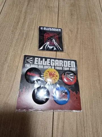 ELLEGARDEN 캔뱃지 스마트폰 링 세트 새상품