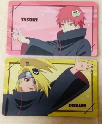 NARUTO NARUTO 돌풍전 산리오 콜라보 카드 사소리 데이다라