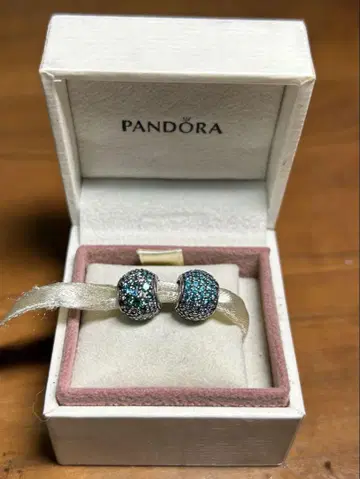 PANDORA 판도라 파베 볼 참 2개 세트