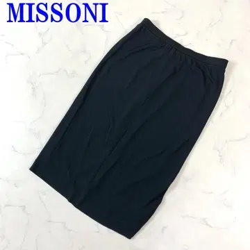 MISSONI 미쏘니 스커트 블랙 폴리에스테르계 42 C2666