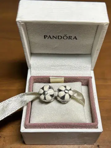 PANDORA 판도라 데이지 클립 참 2개 세트 꽃