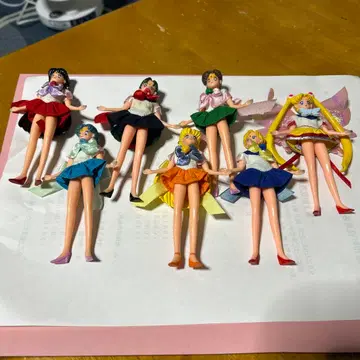 세일러문 드레스업 피규어 7체 세트