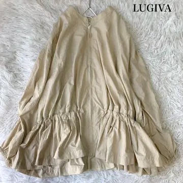 LUGIVA TOKYO 페플럼 나일론 블루종 라이트 아우터 38