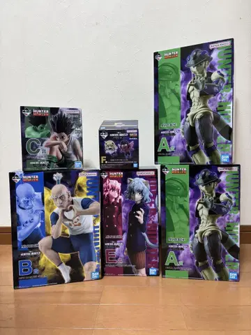 HUNTER x HUNTER 1번 복권 피규어 세트