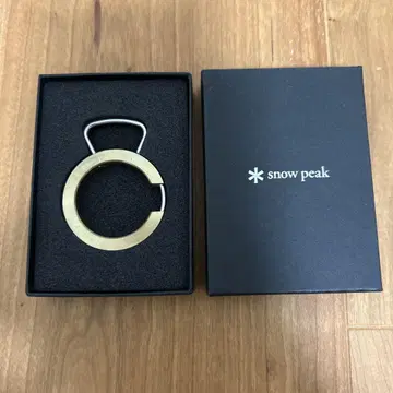 snowpeak 키링 놋쇠 주주 우대