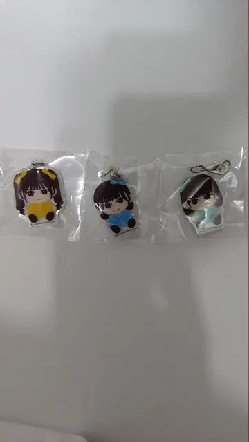 애니메이션 캐릭터 스트랩 3개 세트