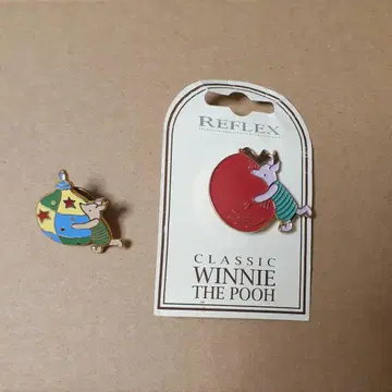 중고품 클래식 푸 피글렛 핑 2세트 REFLEX