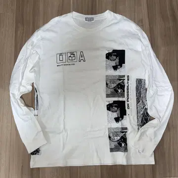 C.E. cavempt 화이트 긴팔 T셔츠 XL