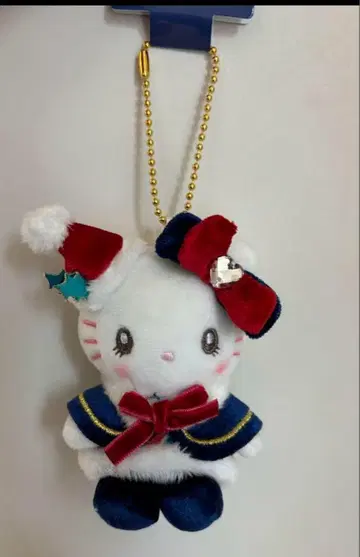 USJ 한정판 키티 봉제 인형 키체인