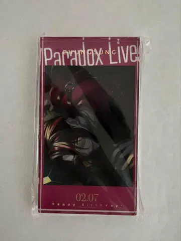 Paradox Live 시로 타다나리 벌스데이 아크릴 블록