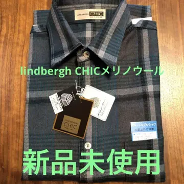 미사용 새상품 lindbergh CHIC 메리노울 셔츠 M SIZE