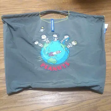 PEANUTS 에코백 그레이 L 사이즈