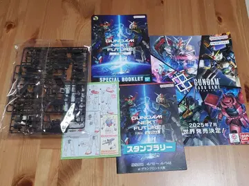 GUNDAM NEXT FUTURE FINAL 특별 소책자와 프라모델
