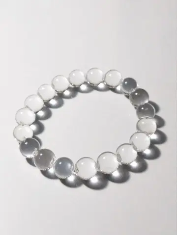 세일 연장 실이 보이지 않는 초투명 수정 팔찌 견고한 수정