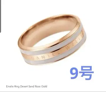 DANIEL WELLINGTON 링 샌드 로즈 골드