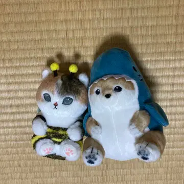 모프 샌드 mofusand 강아지 고양이 봉제 인형 상어 꿀벌