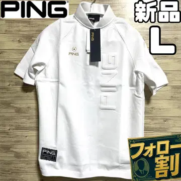 [ 팔로우 할인 ] 새상품 PING 여성용 홀가먼트 니트 피케 셔츠 L