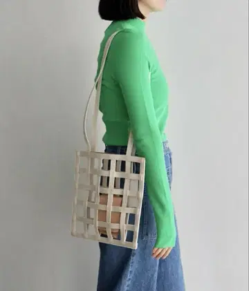 KAZUMI TAKIGAWA 타키가와 카즈미 Grid Tote S 토트백