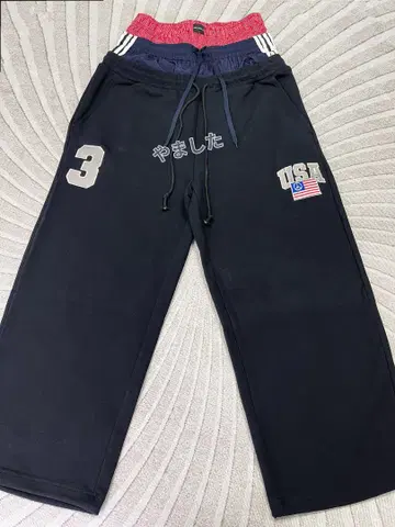 PROJECT G/R 3 layered sweat pants 사이즈 2
