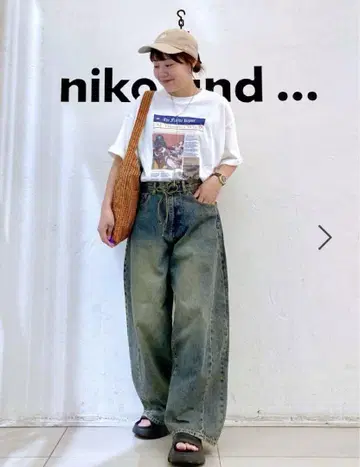 니코앤드 EXTRA WIDE DENIM JEANS 2025AW