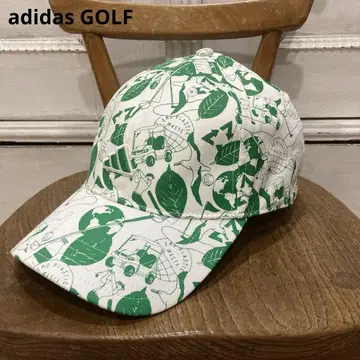 adidas 아디다스 골프 캡 프리 화이트 x 그린 올 패턴