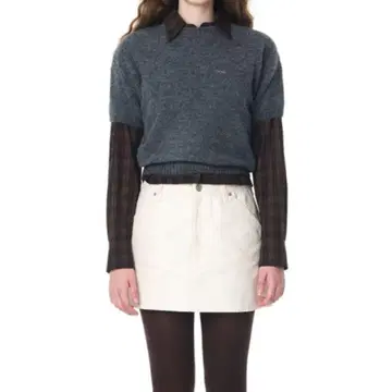 GROVE LAWSON KNIT SHAWL MUFFLER