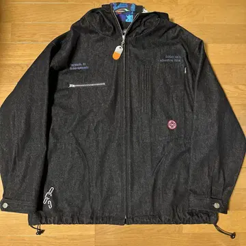 [ genzai ] Satellite Hood Denim Jacket L