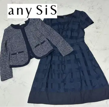any sis 노카라 원피스 수트 네이비 졸업식 입학식