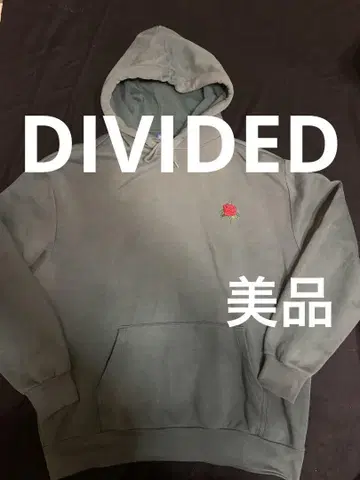 그레이 장미 자수 후드티 XL. 새상품급.