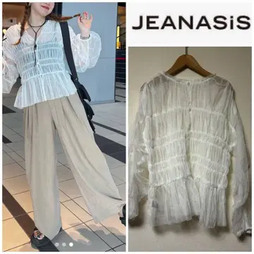JEANASIS 튤 개더 2WAY 풀오버