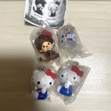 몬치치 x 헬로키티 메지루시 액세서리 몬치치 키티