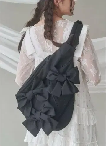merry jenny 리본 원 숄더백