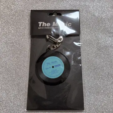 The Music 레코드형 키링