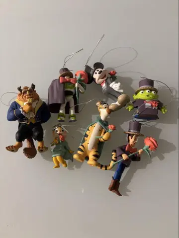 디즈니 2016 크리스마스 오너먼트 복권 7체 세트