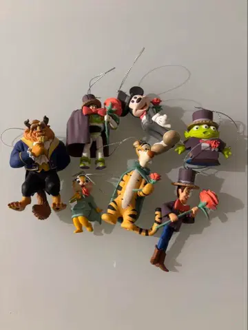 디즈니 2016 크리스마스 오너먼트 복권 7체 세트