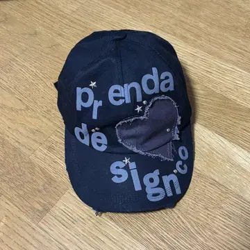 PRENDA DESIGN CO VINTAGE BALL CAP BLACK