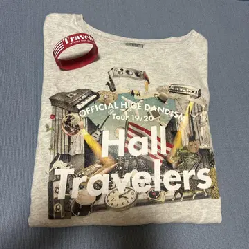 Officialdism Hall Travelers 티셔츠 M 고무밴드