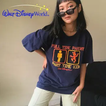 [ 1998년 USA 제조 ] 디즈니 티셔츠 미키 파랑 바지 빈티지