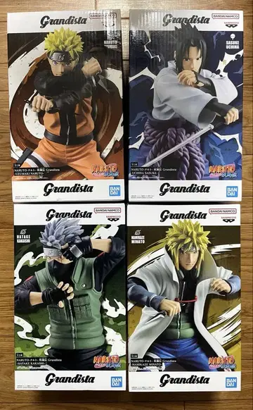 NARUTO 나루토 Grandista 나루토 사스케 카카시 미나토 4점
